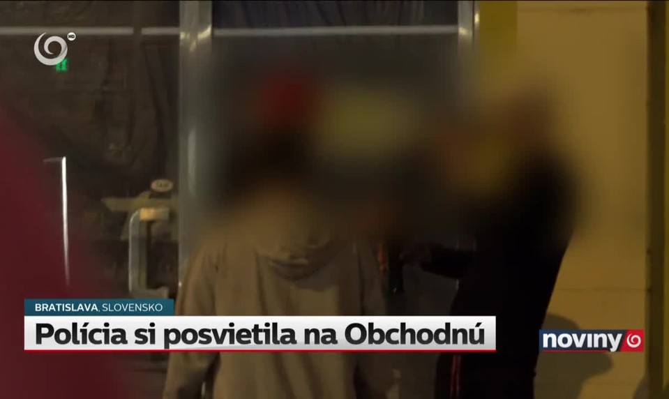 Polícia si posvietila na Obchodnú