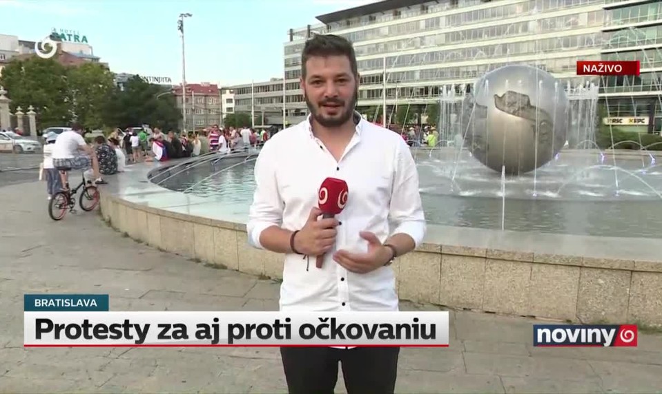 Protesty za aj proti očkovaniu