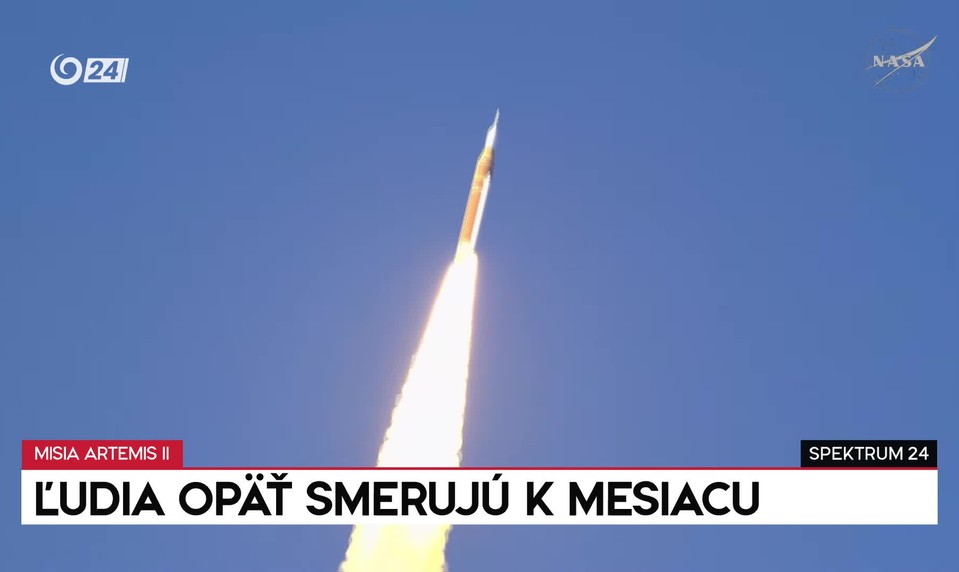 Spektrum 24 o úspešnom štarte misie Artemis II