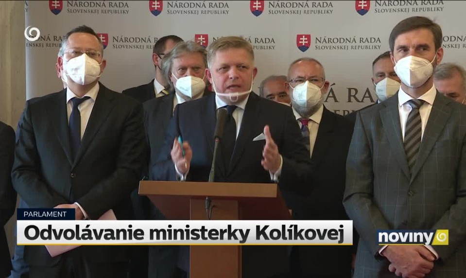 Odvolávanie ministerky Kolíkovej