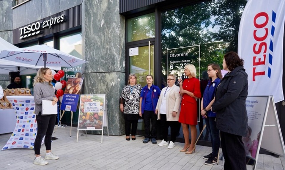 Tesco rastie: otvára svoju 183. predajňu a rozširuje Online Nákupy pre 84 % Slovákov