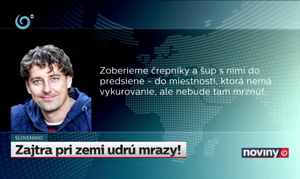 Zajtra pri zemi udrú mrazy!