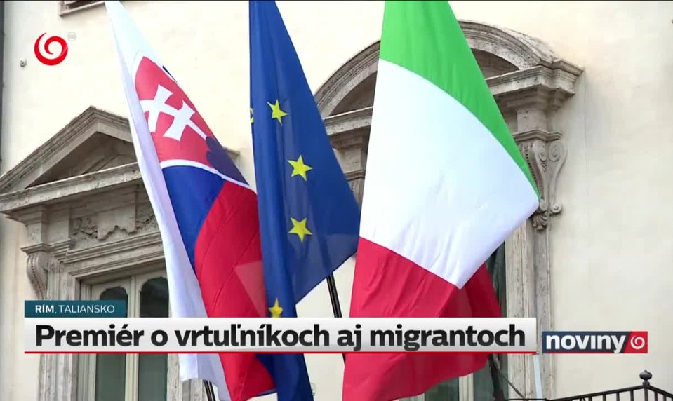 Premiér o vrtuľníkoch aj migrantoch