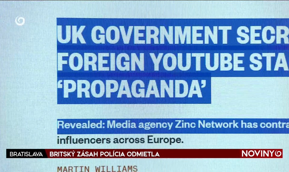 BRITSKÝ ZÁSAH POLÍCIA ODMIETLA