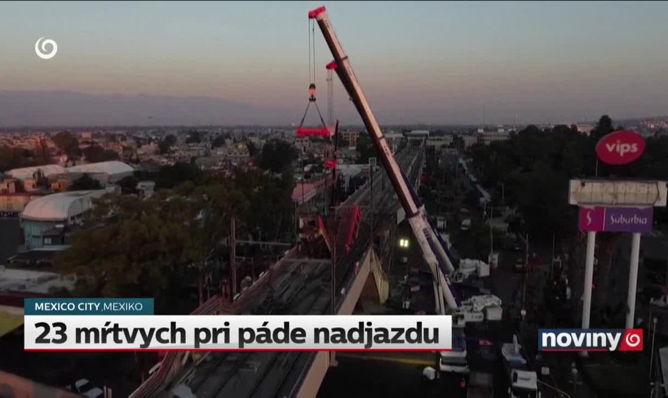 23 mŕtvych pri páde nadjazdu
