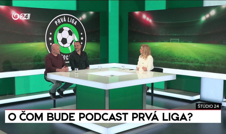 Štúdio 24: O čom bude Podcast Prvá liga?