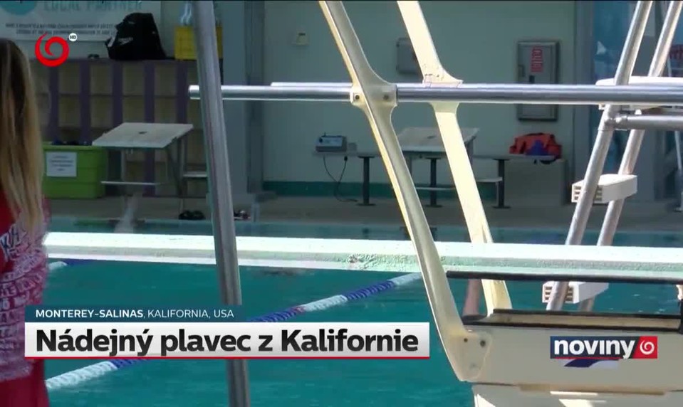 Nádejný plavec z Kalifornie