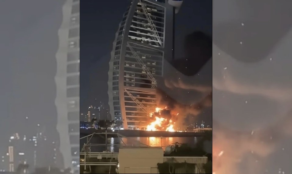 Útok na symbol luxusu: Burdž Al-Arab v plameňoch, Trump hrozí Iránu „silou, akú ešte nezažili“