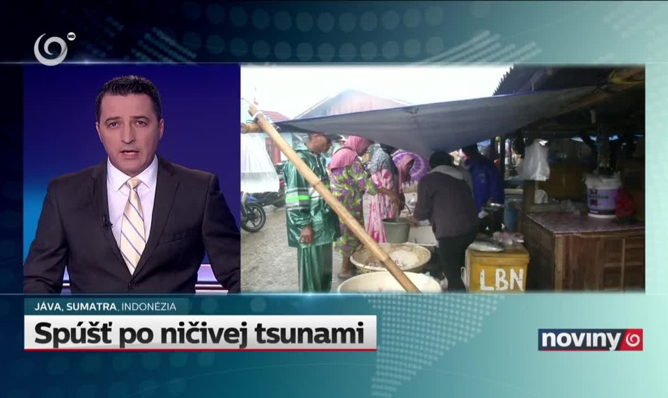 Spúšť po ničivej tsunami