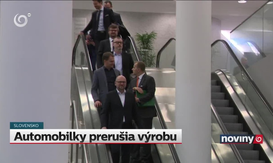 Automobilky prerušia výrobu