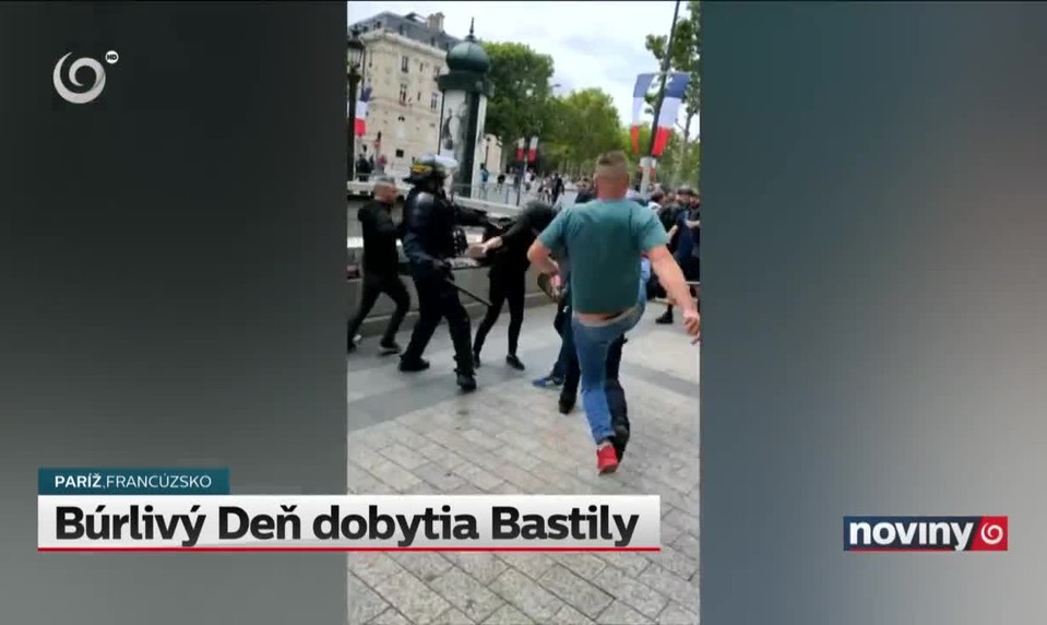 Búrlivý Deň dobytia Bastily