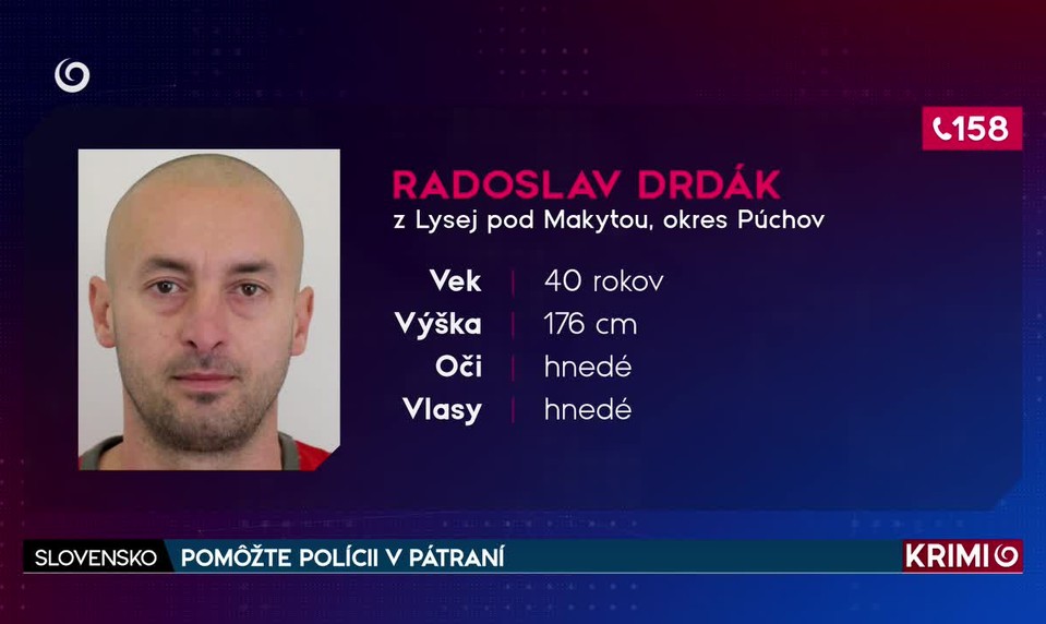 POMÔŽTE POLÍCII V PÁTRANÍ