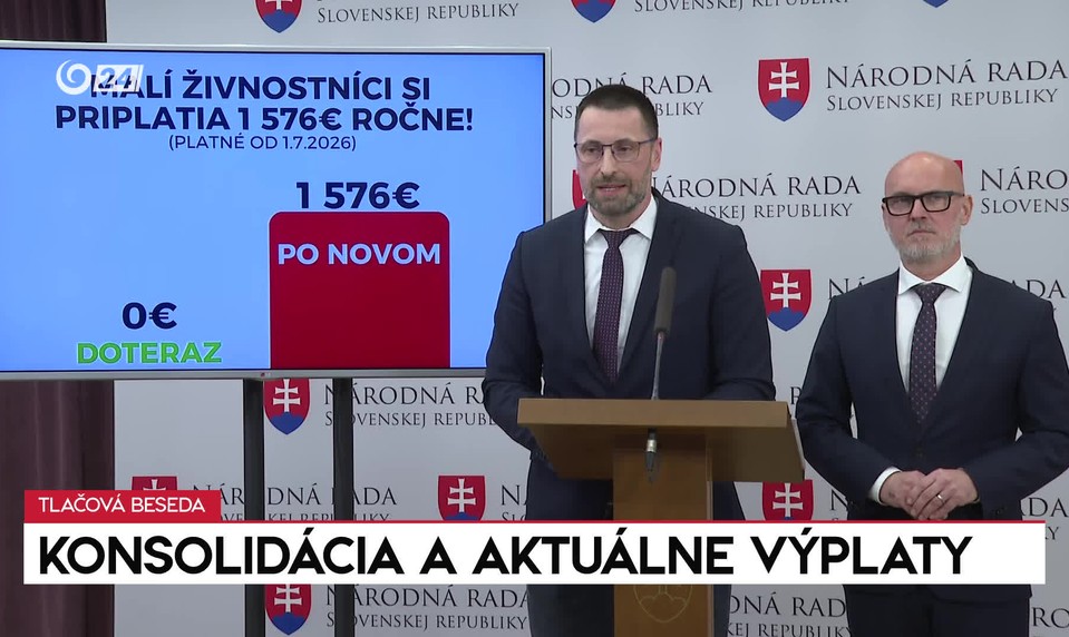 Tlačová beseda: Konsolidácia a aktuálne výplaty