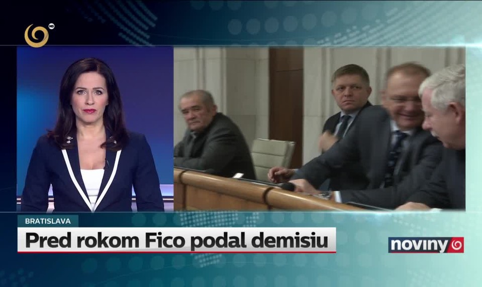 Pred rokom Fico podal demisiu