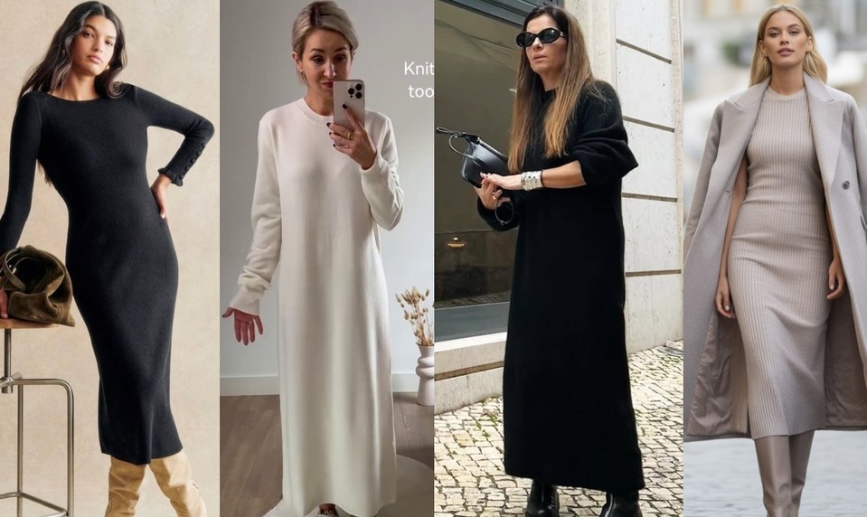 Nosíte v zime pletené šaty, no stále to nie je ono? Tieto šikovné triky zmenia celý outfit!