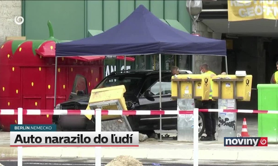 Auto narazilo do ľudí