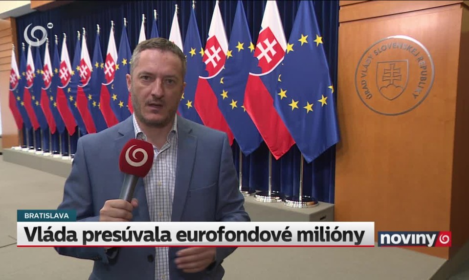 Vláda presúvala eurofondové milióny