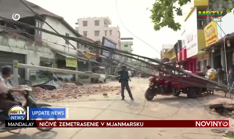 NIČIVÉ ZEMETRASENIE V MJANMARSKU
