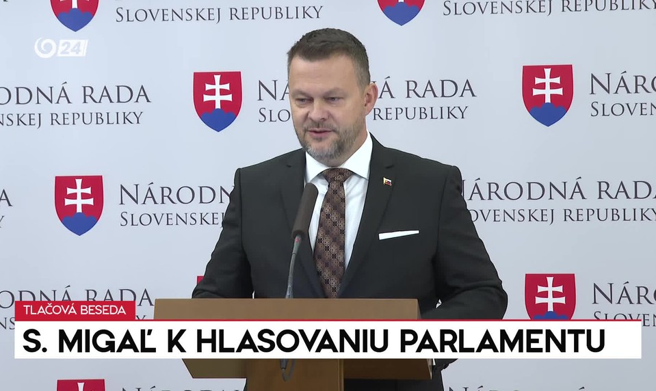Tlačová beseda: S. Migaľ k hlasovaniu parlamentu