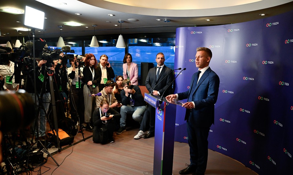 Péter Magyar po prvých číslach z volieb. "Sme skôr opatrne optimistickí!"