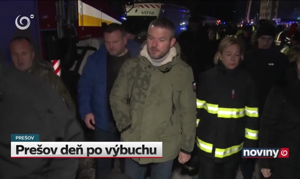 Prešov deň po výbuchu