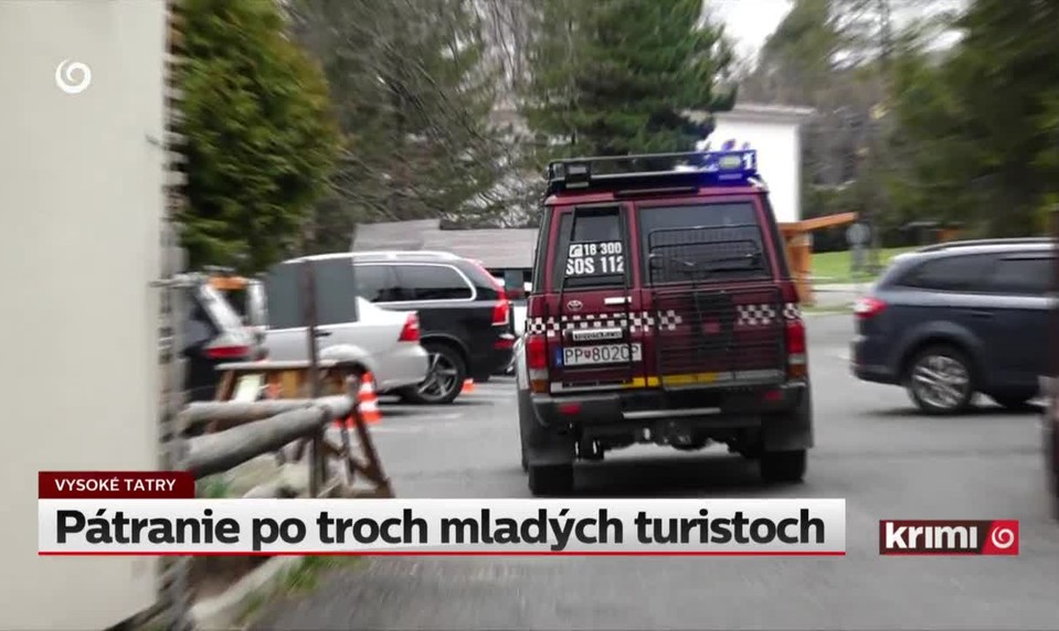 Pátranie po troch mladých turistoch