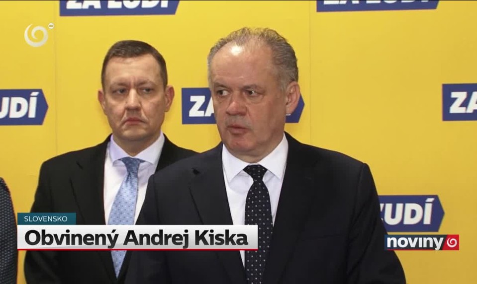 Obvinený Andrej Kiska