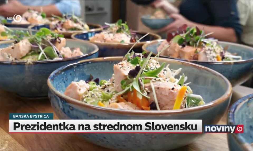 Prezidentka na strednom Slovensku