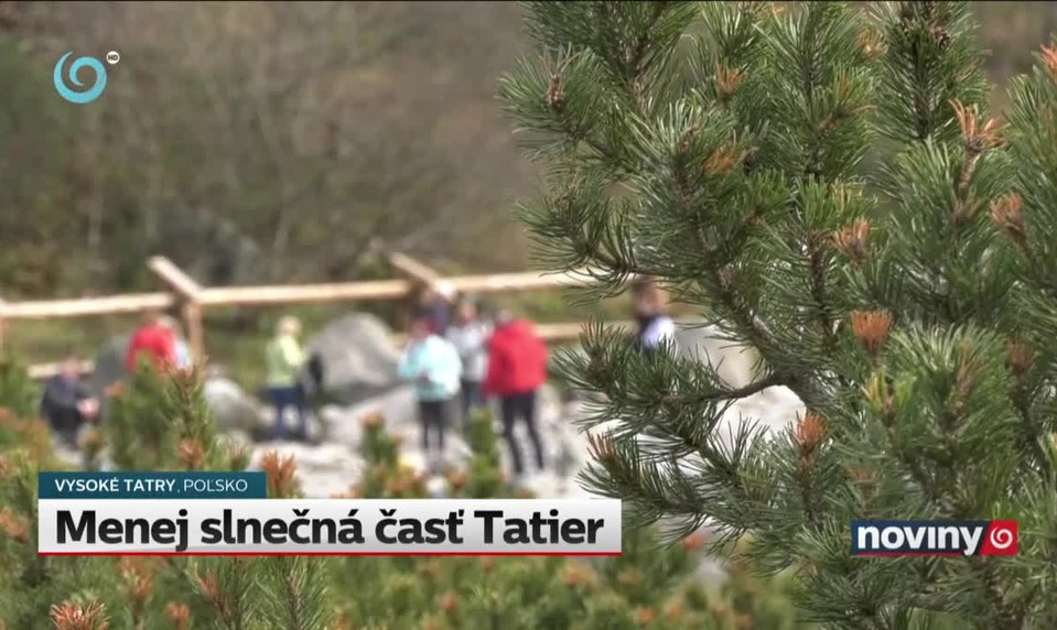 Menej slnečná časť Tatier