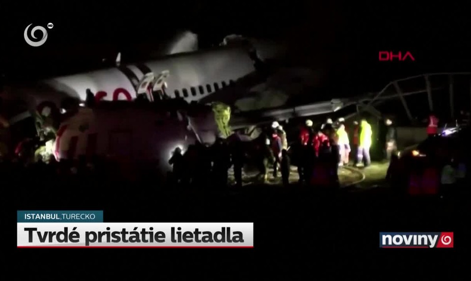 Tvrdé pristátie lietadla