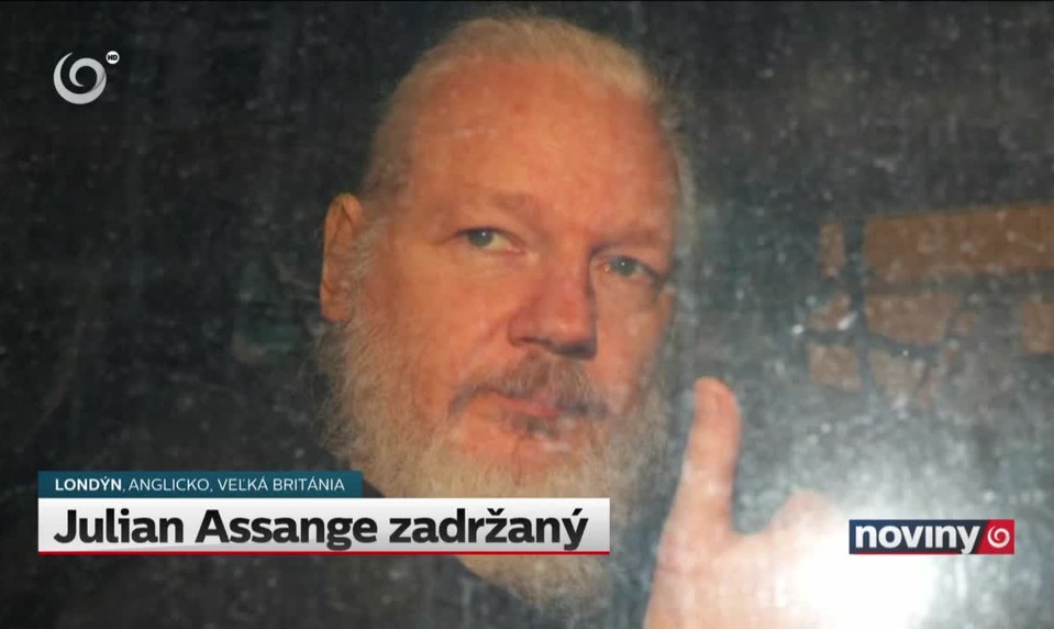 Julian Assange zadržaný