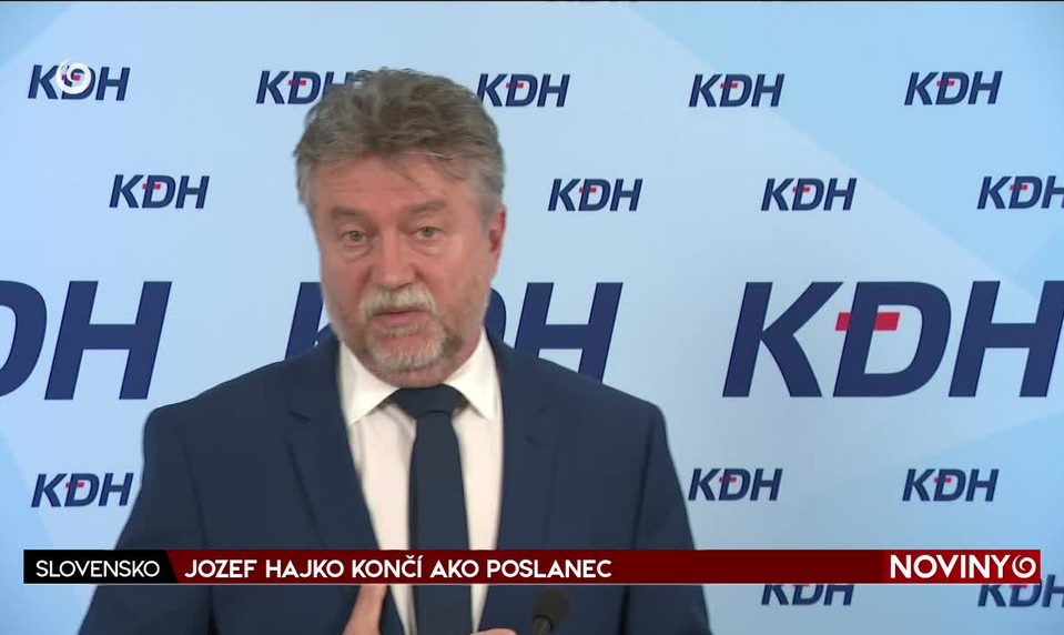JOZEF HAJKO KONČÍ AKO POSLANEC