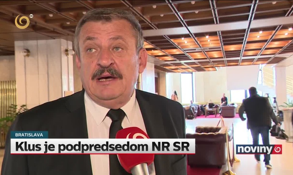 Klus je podpredsedom NR SR