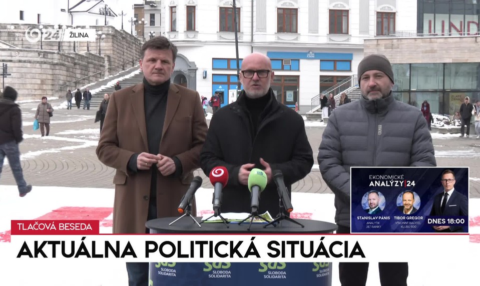 Tlačová beseda SaS k aktuálnej politickej situácii