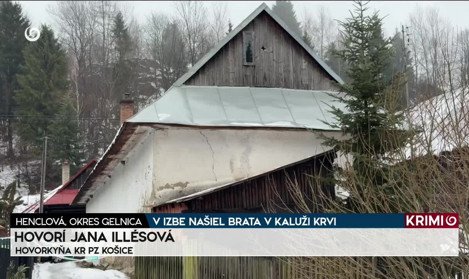 V IZBE NAŠIEL BRATA V KALUŽI KRVI