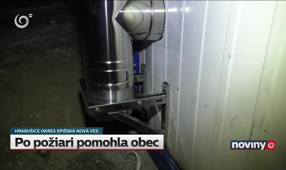 Po požiari pomohla obec