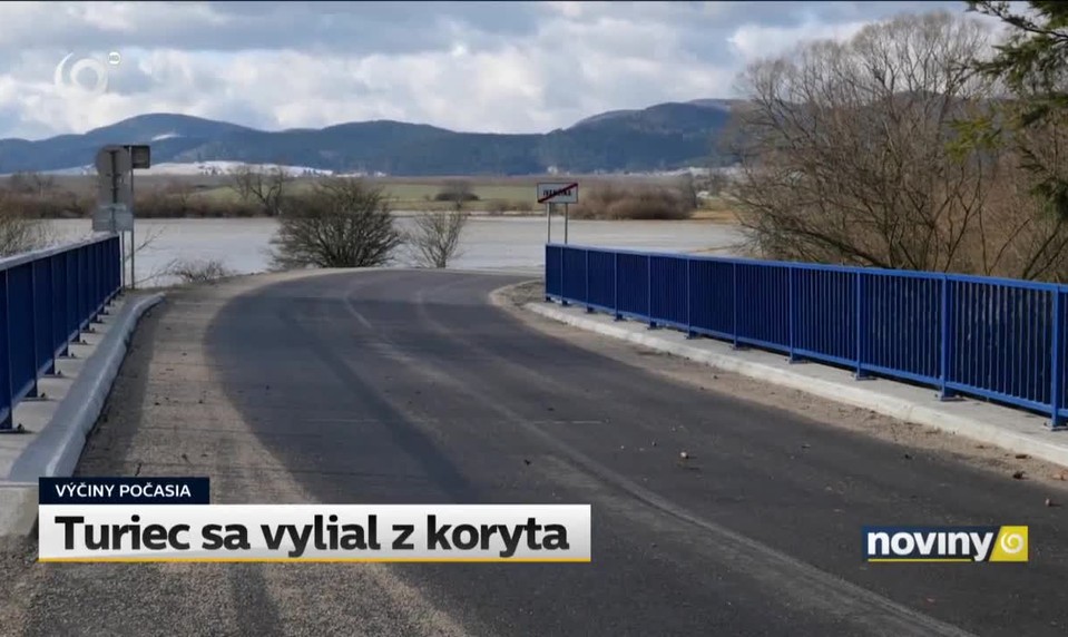 Turiec sa vylial z koryta