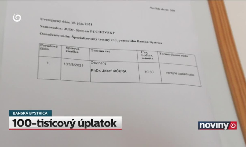 100-tisícový úplatok