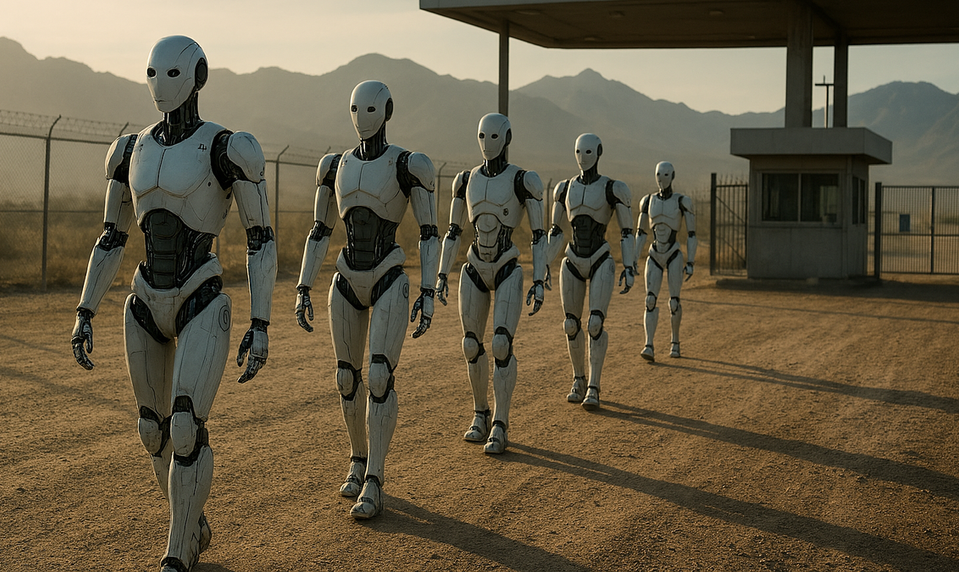 Čína testuje humanoidov na hraniciach s Vietnamom