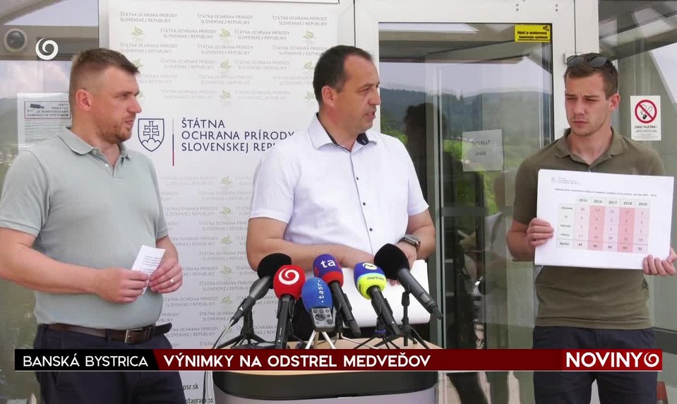 VÝNIMKY NA ODSTREL MEDVEĎOV