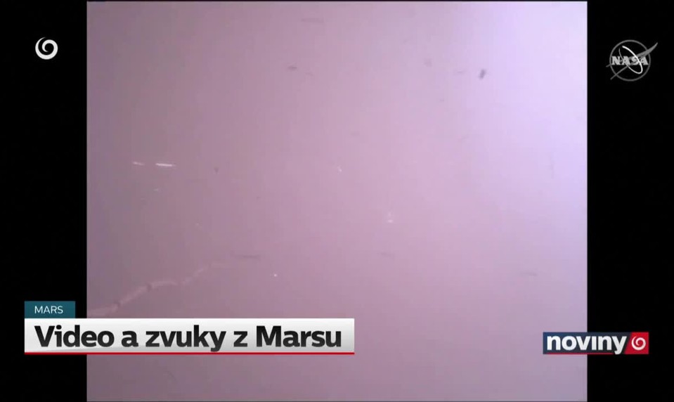 Video a zvuky z Marsu