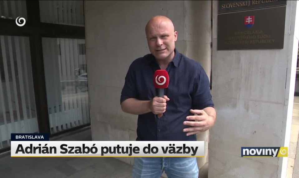 Adrián Szabó putuje do väzby