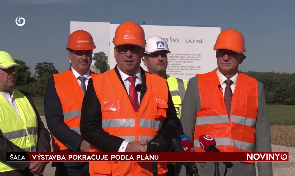 VÝSTAVBA POKRAČUJE PODĽA PLÁNU