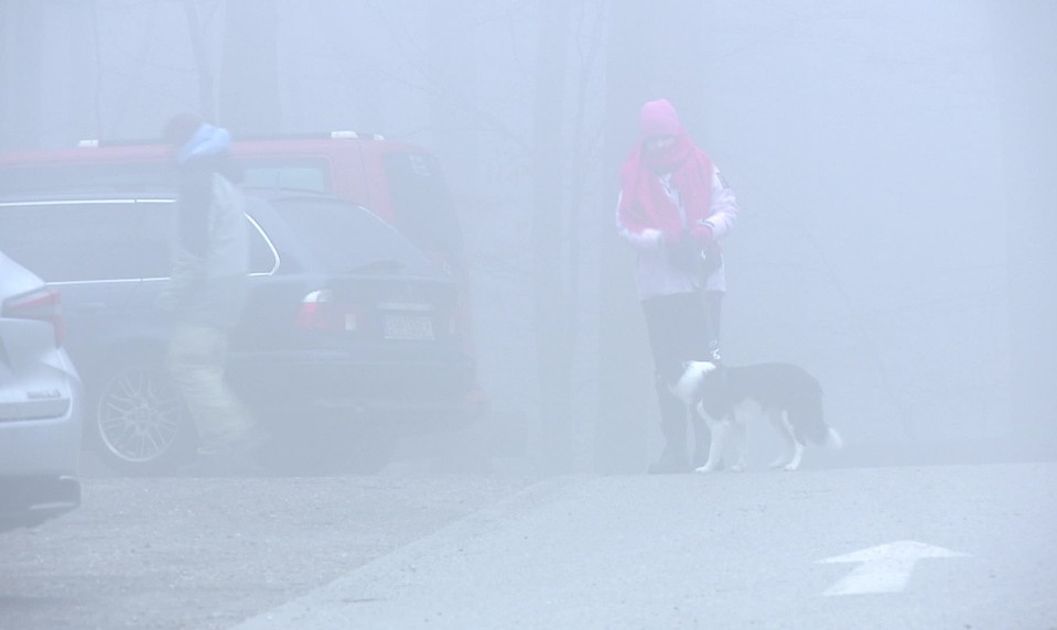 Slovensko v bielom: Posledné týždne viditeľnosť znižuje hustá hmla