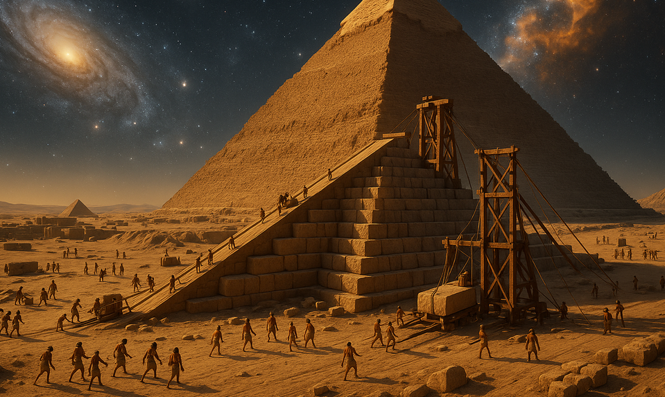 Vyriešené! Vedci našli dôkaz, ako Egypťania stavali pyramídy