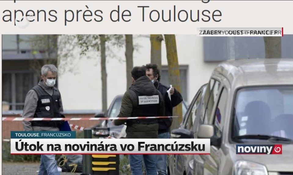 Útok na novinára vo Francúzsku