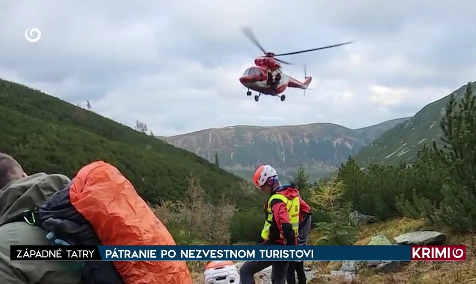 PÁTRANIE PO NEZVESTNOM TURISTOVI