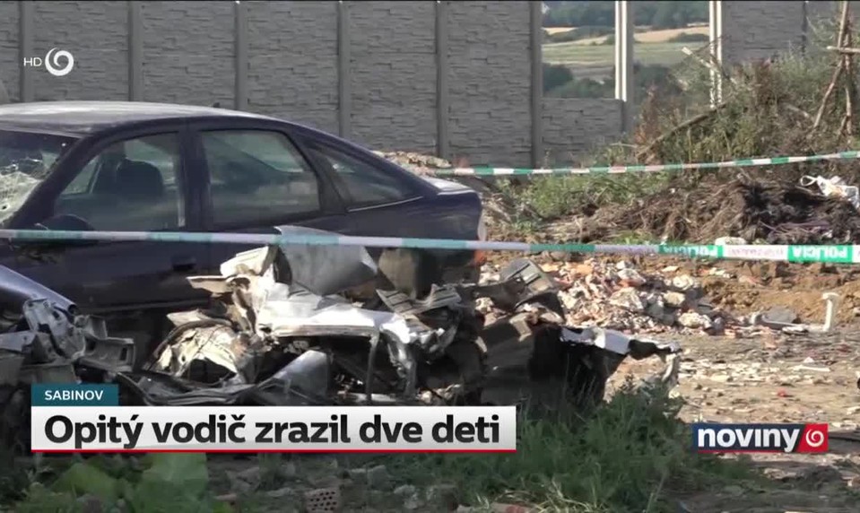 SABINOV  Opitý vodič zrazil dve deti