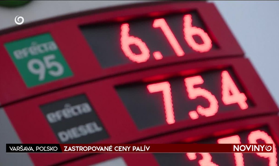 ZASTROPOVANÉ CENY PALÍV