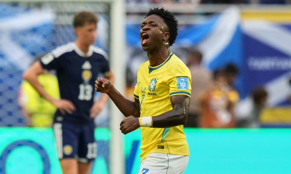Brazília si vytancovala prvenstvo v skupine, zažiaril VINICIUS
